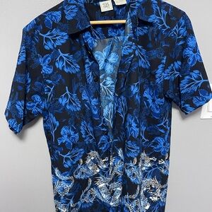 725 Originals Blue Floral Shirt